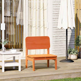 Garden Chair Wax Brown 60x52.5x72 cm Solid Wood Pine 859319