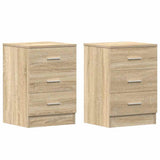 Bedside Cabinets 2 pcs Sonoma Oak 38x35x56 cm Engineered Wood 800457