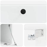 Wall-Mounted TV Cabinet 59.5 x 41 x 30 cm White Engineered Wood 899185