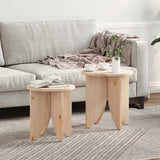 Coffee Table 2 pcs Natural 873544