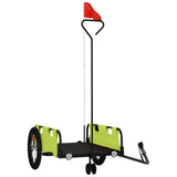 Bike Trailer Green Oxford Fabric and Iron 94193