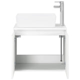 Bathroom Furniture Set White Engineered Wood 3404330