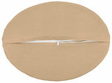 Cushion with Pillow HEERLEN 6 pcs Cream Fabric 929324