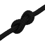 Multipurpose Utility Rope 8 mm 250 m Black Polyester 3473512