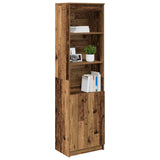 Highboard Old Wood 50x35x180 cm Engineered Wood 3328469