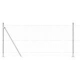 Welded Wire Fence with Concrete Base 10 x 1 m 3353764