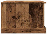 Storage Box Old Wood 70x40x38 cm Engineered Wood 857161