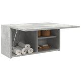 Bathroom Wall Cabinet Concrete Grey 60x25x30 cm Engineered Wood 860061