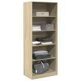 Wardrobe Sonoma Oak 80x50x200 cm Engineered Wood 3307722