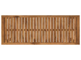 Garden Bar Table Natural and Black 108.5 x 55 x 105 cm 901340