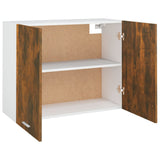 Hanging Cabinet Smoked Oak 80x31x60 cm Engineered Wood 815588