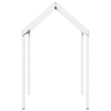 Kids' Bed Roof White 207x80.5x151.5 cm Solid Wood Pine 846968