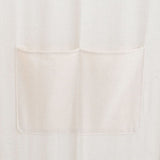 5-Panel Room Divider Cream 200x170x4 cm Fabric 247106