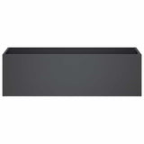 Garden Planter Anthracite 100 x 30 x 30 cm Cold-rolled Steel 8005222