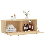 Wall Cabinet Sonoma Oak 100x36.5x35 cm Engineered Wood 830127