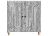 Sideboard Grey Sonoma 66 x 34.5 x 90 cm Engineered Wood 894131