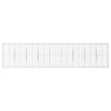 Gabion Basket with Cover 900x50x200 cm Galvanised Iron 3295174