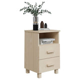 Bedside Cabinets"HAMAR"2 pcs Honey Brown 40x35x62 cm Solid Wood 340416