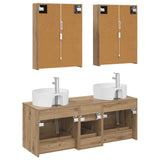 Bathroom Furniture Set 5 pcs Artisan Oak 3406934