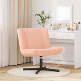 Swivel Chair Pink 63 x 75 x 76 cm Sheepskin 42007336