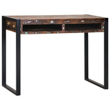 Dressing Table Multicolour 100 x 50 x 75 cm Solid Reclaim wood 4015966
