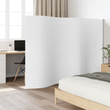 Room Divider White Width 400 cm Height 165 cm Bamboo 377003