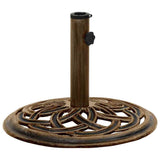 Umbrella Base Bronze 44x44x31 cm Cast Iron 317758