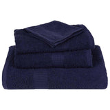 Towels "FROGN" 4 pcs Navy Blue 100x200 cm 360 gsm 136795