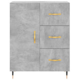 Highboard Concrete Grey 69.5x34x180 cm Engineered Wood 3195887