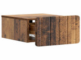 Wall-Mounted Bedside Cabinet 2 pcs Old Wood 33 x 34.5 x 24 cm 898272
