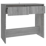 Console Table Grey Sonoma 89x41x76.5 cm Engineered Wood 813000