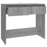 Console Table Grey Sonoma 89x41x76.5 cm Engineered Wood 813000