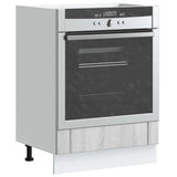 Oven Cabinet Lucca Grey Sonoma Engineered Wood 853763