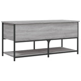 Storage Bench Grey Sonoma 100x42.5x47 cm Engineered Wood 839026