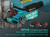 20" Cordless Hedge Trimmer, 18V Electric Hedge Cutter with 51cm Dual Action Blade, 2 x 4000mAh T3398P377565