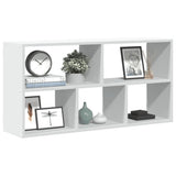 Wall Shelf White 100x25x50 cm Engineered Wood 853272
