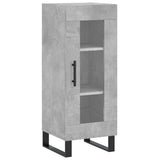 Highboard Concrete Grey 34.5x34x180 cm Engineered Wood 3199069