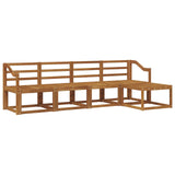 Outdoor Sofa Set 5 pcs Natural Solid Acacia Wood 3366267