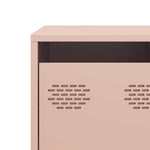 ZNTS TV Cabinet Pink 135x39x43.5 cm Cold-rolled Steel 851305