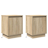 Bedside Cabinet 2 pcs Sonoma Oak 39 x 34.5 x 50 cm 869599