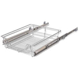 Pull-Out Wire Baskets 2 pcs Silver 500 mm 50480