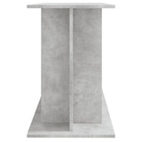 Aquarium Stand Concrete Grey 120x40x60 cm Engineered Wood 833595