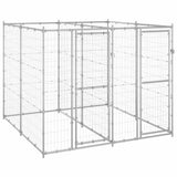 Outdoor Dog Kennel Galvanised Steel 4,84 m 3082282