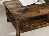 Coffee Table Smoked Oak 90 x 50 x 45 cm Engineered Wood 8000256