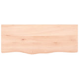 Basin Shelf Wall Mounted Steel and Solid Wood Oak 3302551
