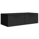 Wall Cabinet Black 68x30x20 cm Engineered Wood 811395