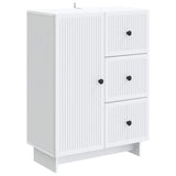 Sideboard with Drawer White 66 x 34.5 x 90 cm Engineered Wood 893935