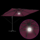 Roma Parasol Red 286 x 284 x 270 cm Aluminium and Polyester 42003357