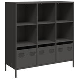 Highboard Black 101.5x39x103.5 cm Steel 851388