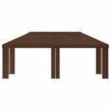 Gazebo Cover 6 x 3 m Brown Polyester 190 gsm 900434